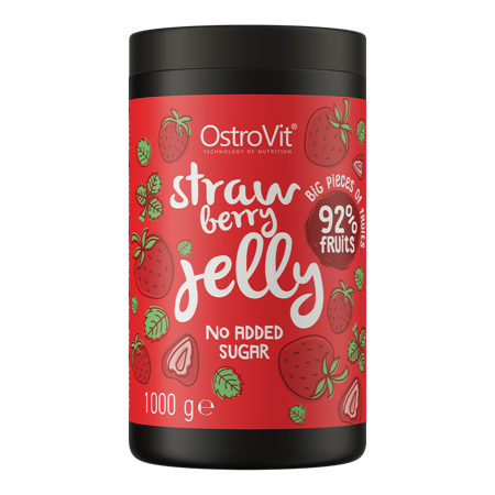 OstroVit Strawberry Jelly Owoce w żelu 1000 g